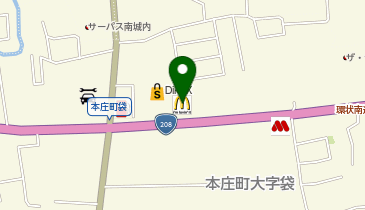 マクドナルド 佐賀南バイパス店の地図画像