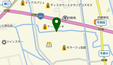 マクドナルド 佐賀ミスターマックス店の地図画像