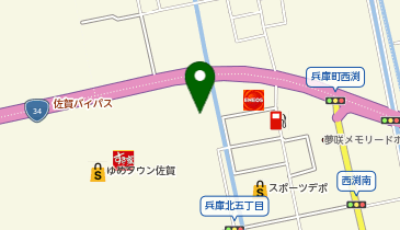 マクドナルド 佐賀ゆめタウン店の地図画像