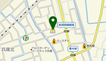 マクドナルド 佐賀東部環状店の地図画像