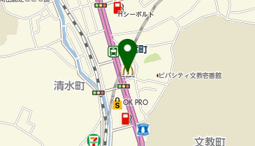 マクドナルド 長崎家野町店の地図画像