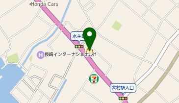 マクドナルド 大村店の地図画像