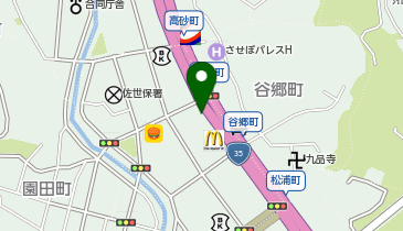 マクドナルド 佐世保相生町店の地図画像