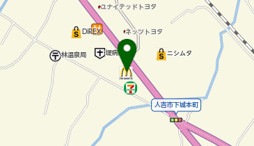 マクドナルド 219人吉店の地図画像