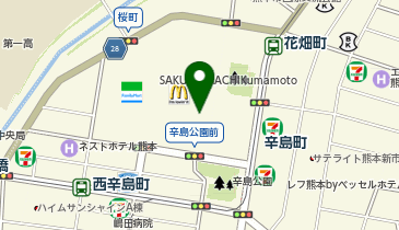 マクドナルド SAKURAMACHI熊本店の地図画像