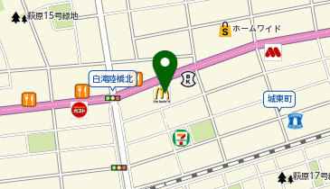 マクドナルド 高城店の地図画像