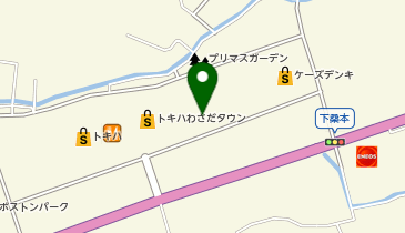マクドナルド トキハわさだタウン店の地図画像