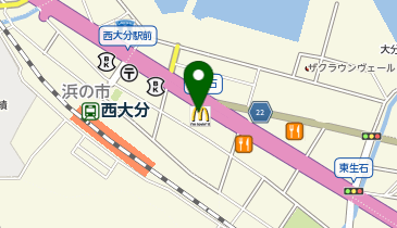 マクドナルド 10号西大分店の地図画像