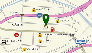 マクドナルド 佐伯店の地図画像