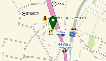 マクドナルド 10号戸次店の地図画像