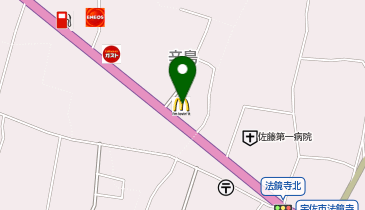 マクドナルド 宇佐店の地図画像