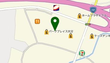 マクドナルド パークプレイス大分店の地図画像