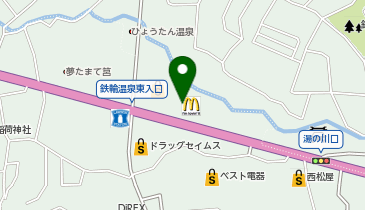 マクドナルド 500別府店の地図画像