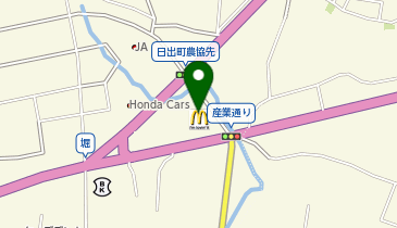 マクドナルド 日出店の地図画像