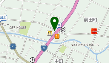 マクドナルド 都城店の地図画像