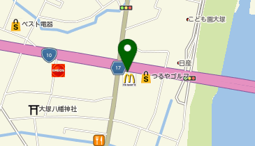 マクドナルド 宮崎大塚町店の地図画像