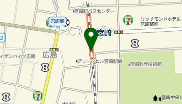 マクドナルド アミュプラザみやざき店の地図画像