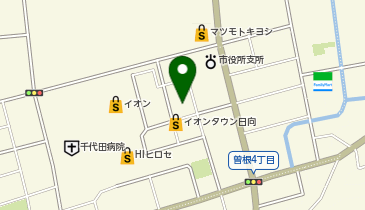 マクドナルド イオンタウン日向店の地図画像
