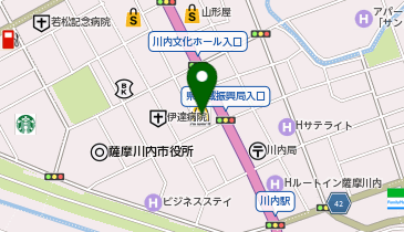 マクドナルド 3号線川内店の地図画像