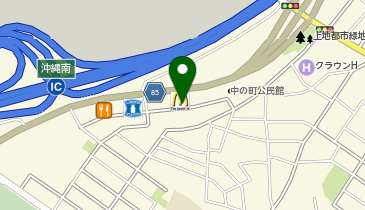 マクドナルド 上地店の地図画像