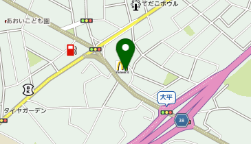 マクドナルド 大平インター店の地図画像
