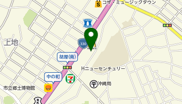 マクドナルド 中の町サンエー店の地図画像