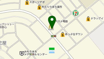 マクドナルド 天久りうぼう楽市店の地図画像