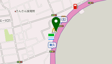 マクドナルド 58号嘉手納店の地図画像