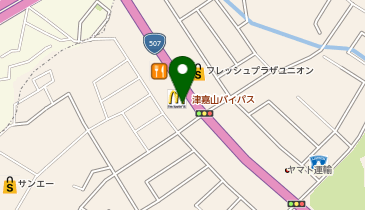 マクドナルド 507津嘉山店の地図画像