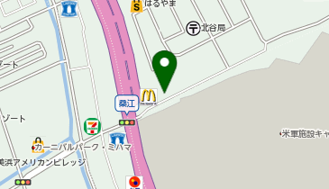 マクドナルド 58号桑江店の地図画像
