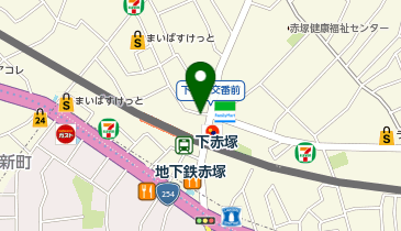マクドナルド 下赤塚駅前店の地図画像