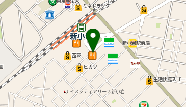 マクドナルド 新小岩南店の地図画像