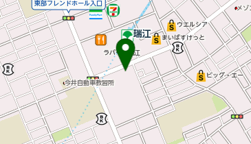 マクドナルド 瑞江駅前店の地図画像