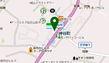 マクドナルド 神谷町駅前店の地図画像