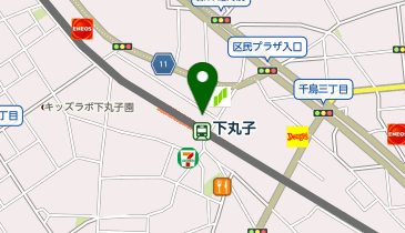 マクドナルド 下丸子駅前店の地図画像