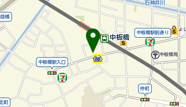 全日食チェーン スーパーTANAKA中板橋店の地図画像