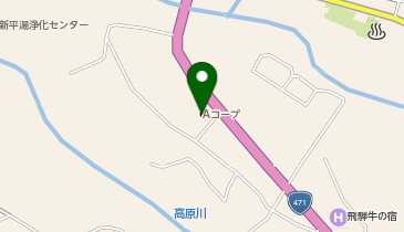 全日食チェーン 奥飛騨フーズマーケットの地図画像