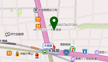 全日食チェーン ハニープラザの地図画像