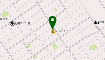 全日食チェーン ウィズマート 丘珠店の地図画像