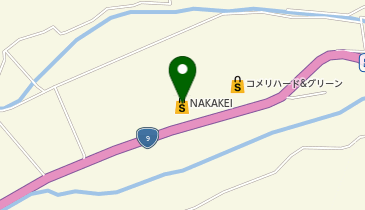 全日食チェーン ナカケー 湯村店の地図画像