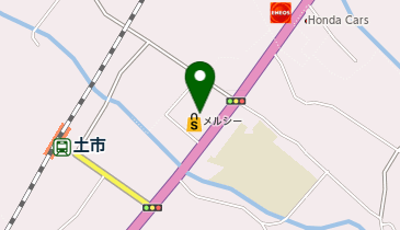 全日食チェーン メルシー土市の地図画像