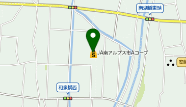 全日食チェーン JA南アルプス市Aコープ甲西店の地図画像