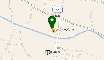 全日食チェーン グディーズナカヤ勝沼店の地図画像