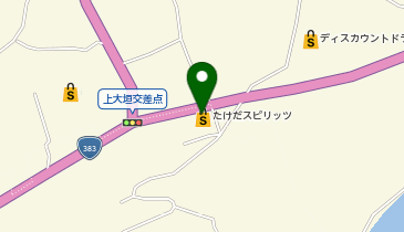 全日食チェーン たけだスピリッツ店の地図画像
