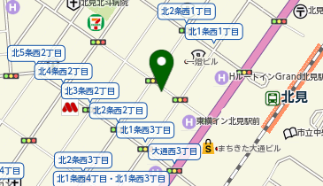 全日食チェーン シティマーケット北見店の地図画像