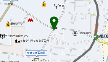 全日食チェーン ハッピー川西の地図画像