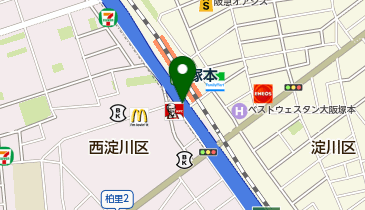 全日食チェーン ピアット・フォルテ塚本店の地図画像