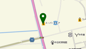 全日食チェーン スーパーストア中泊ベル店の地図画像