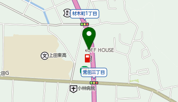 ハードオフ上田店の地図画像