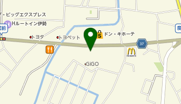 ハードオフ伊勢中須店の地図画像
